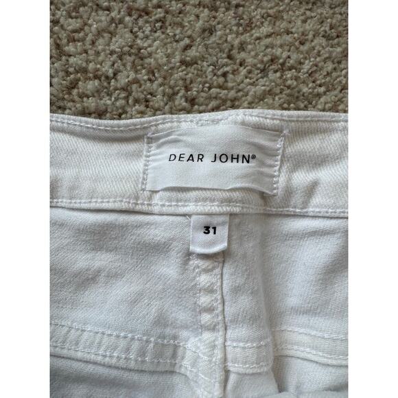 Dear John white denim Jean shorts, Size 31 - Picture 5 of 10